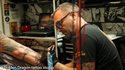 Golden Dragon tattoo