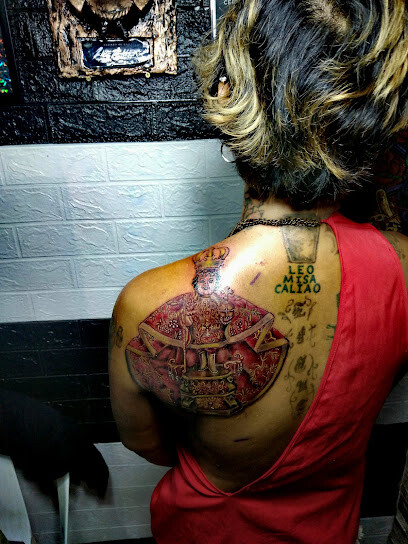 Crip Ink Side Tattoo