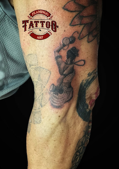 Flamingo Tattoo Art