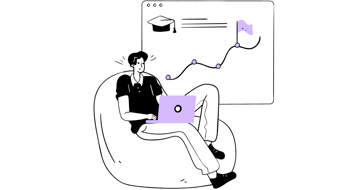 AI-powered review process illustration