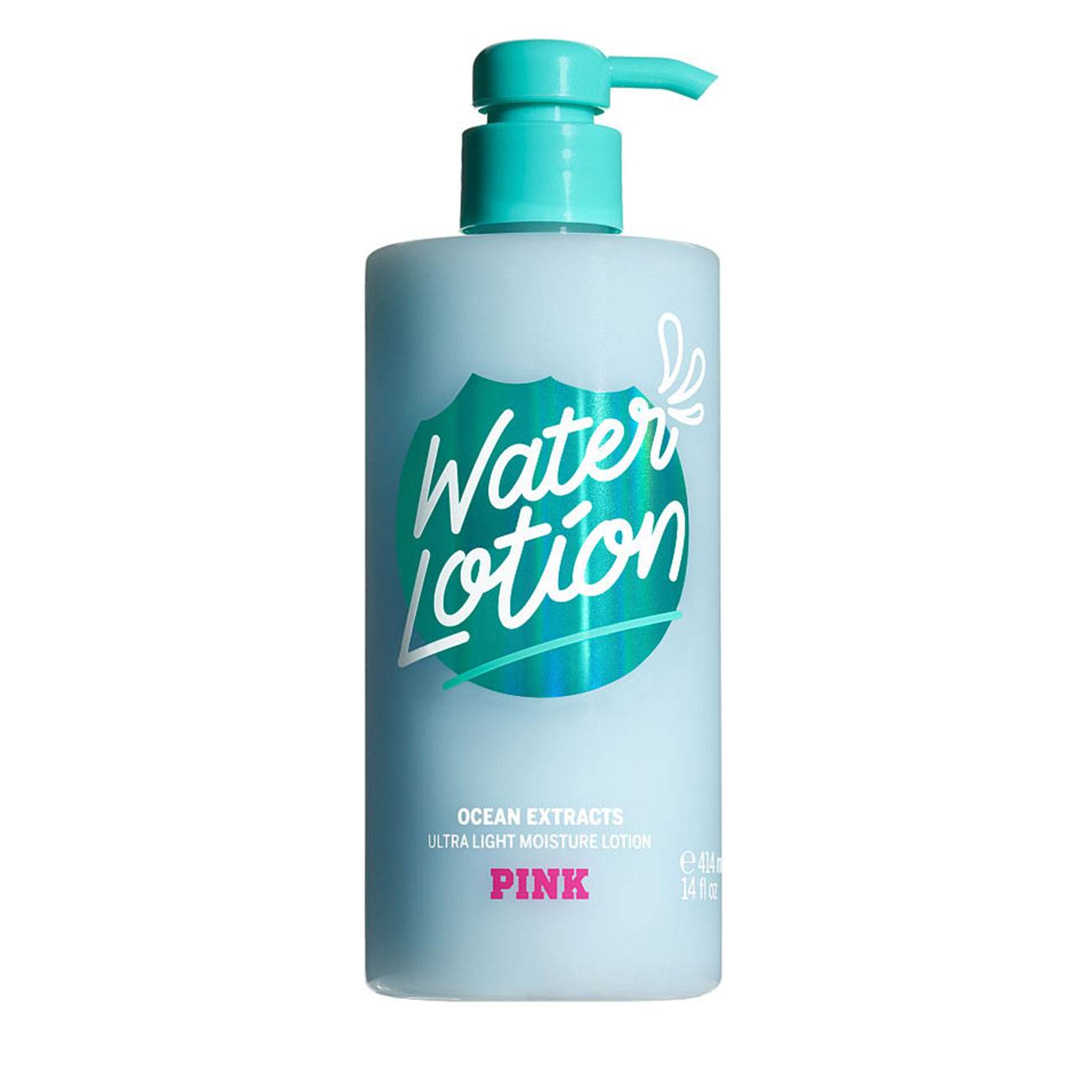 Pink Body Water Lotion Ocean Extracts Ultra-Light Moisture Lotion 415ml