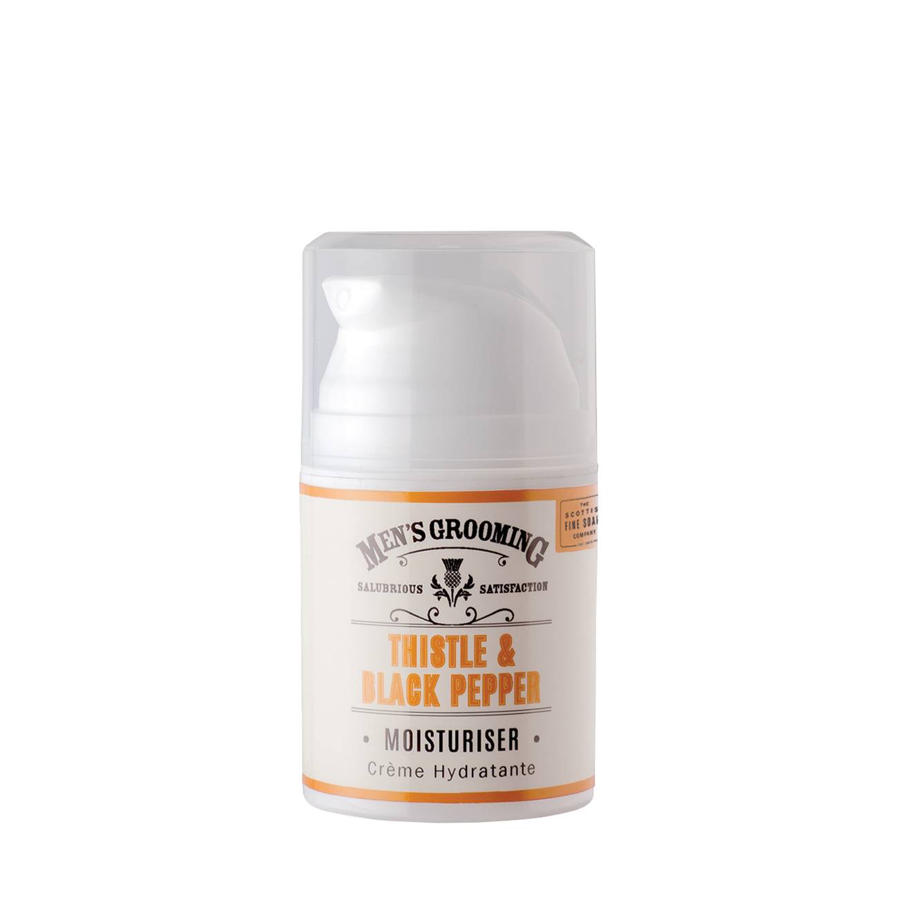 Thistle & Black Pepper Moisturiser 50 ml original Scottish Fine Soaps bestvalue