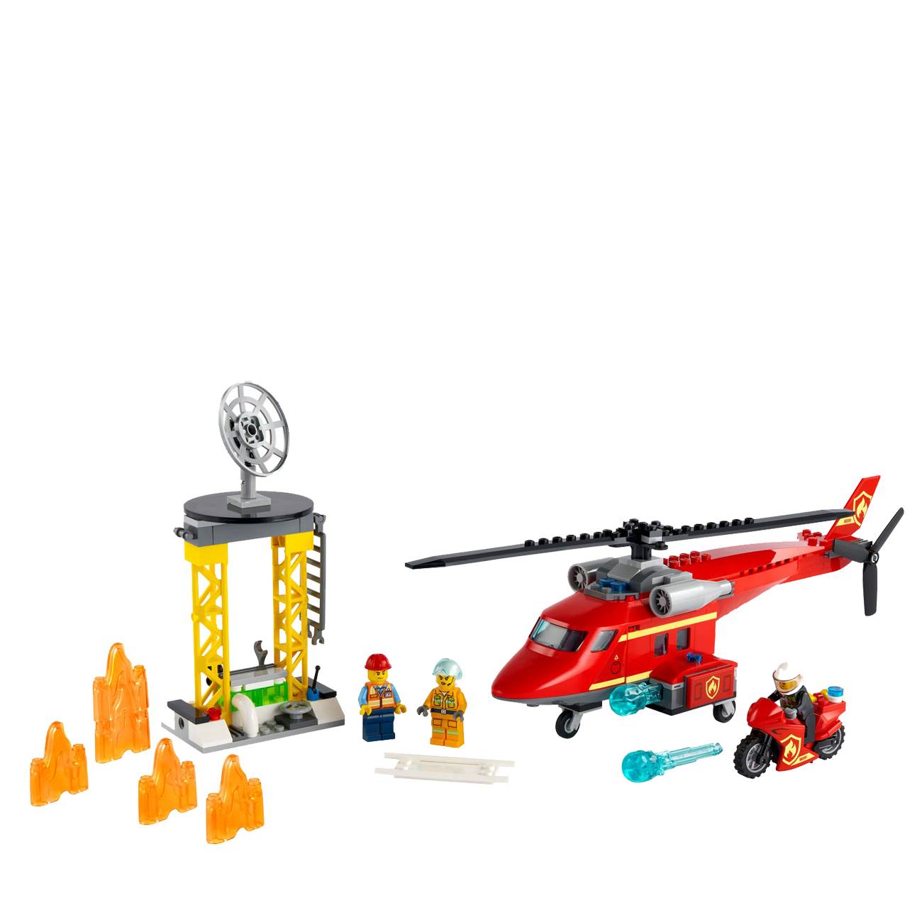 City Fire Rescue Helicopter 60281