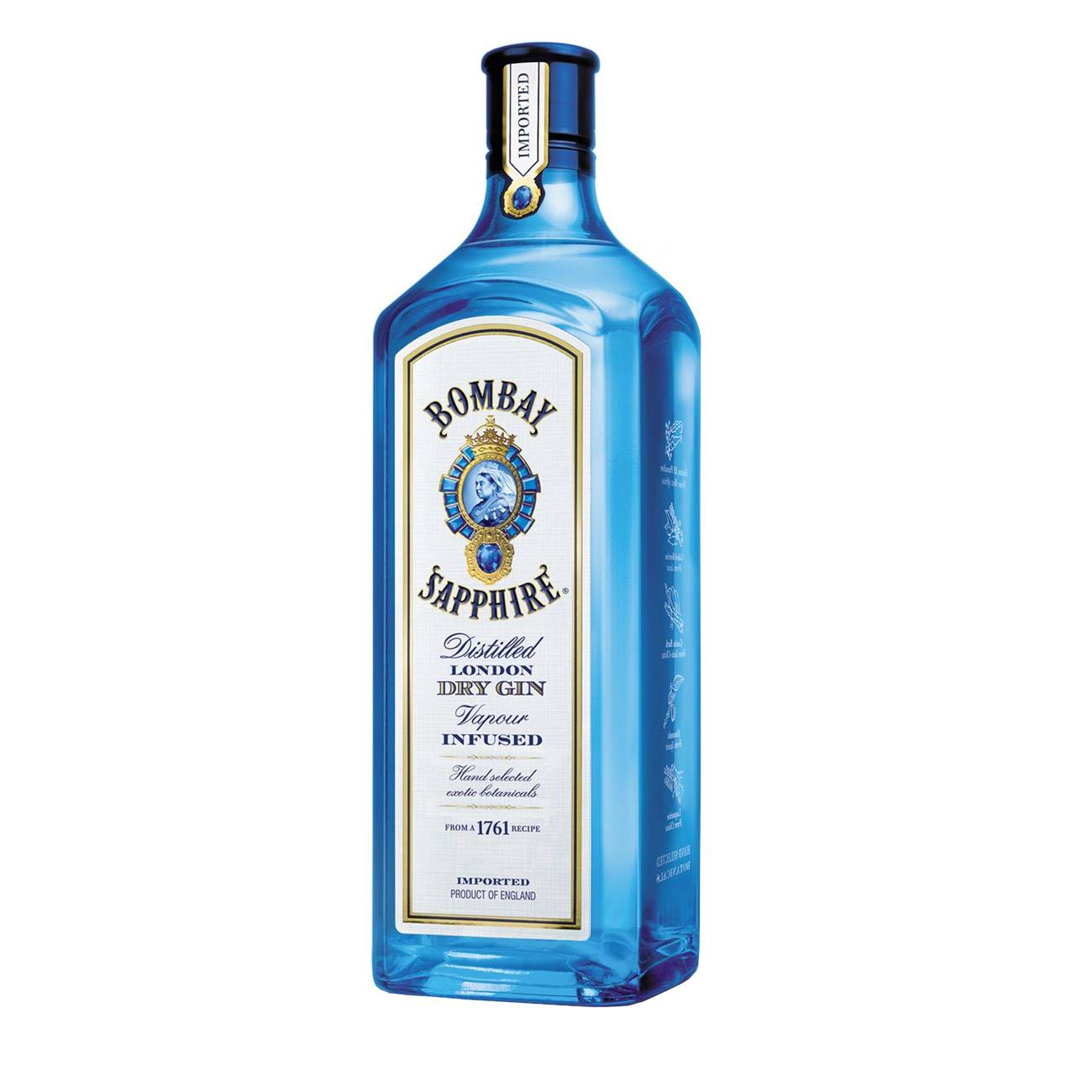 Bombay Sapphire BOMBAY SAPPHIRE – DRY GIN 1000 ml Pret Mic 1000