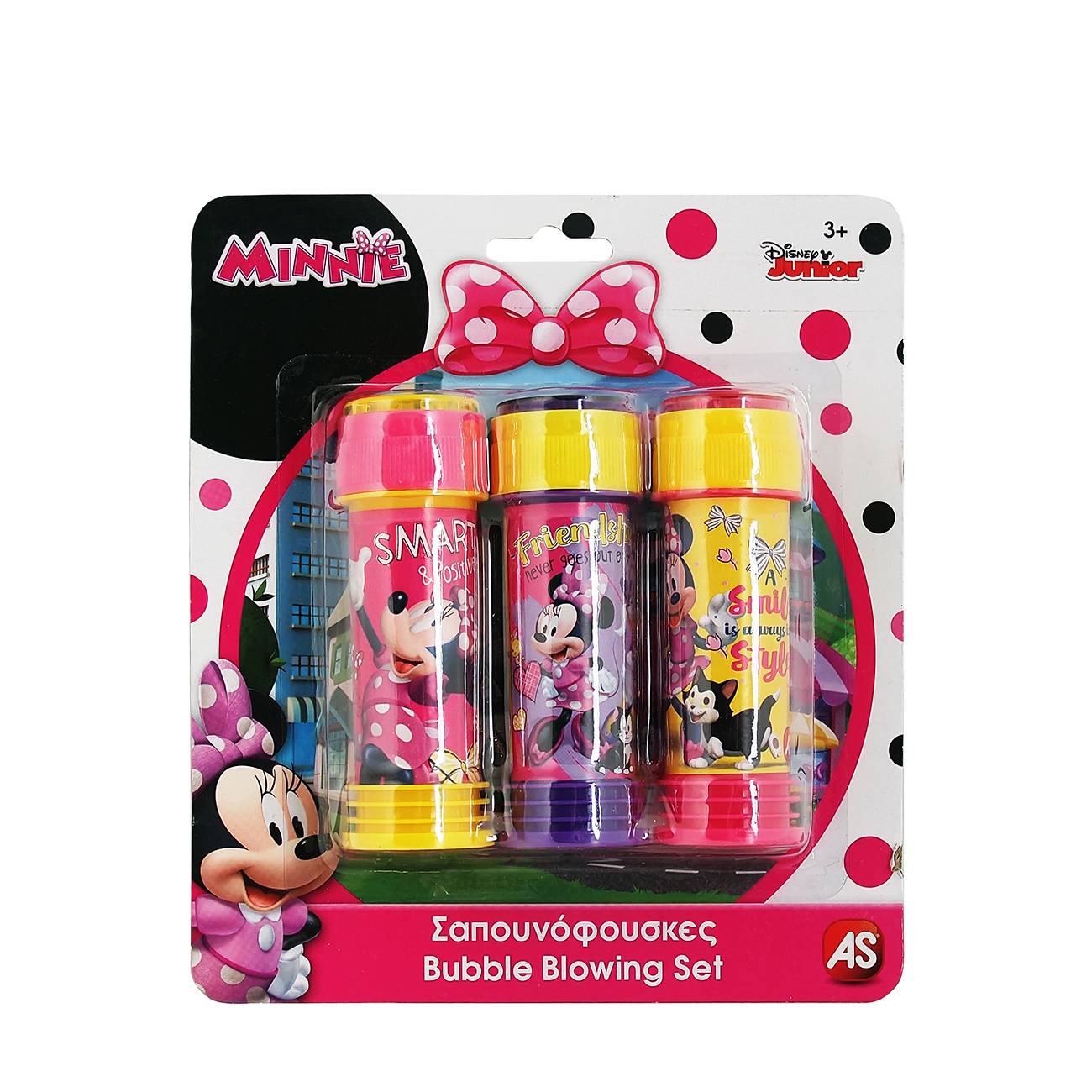 MINNIE BUBBLE BLOWING SET AS