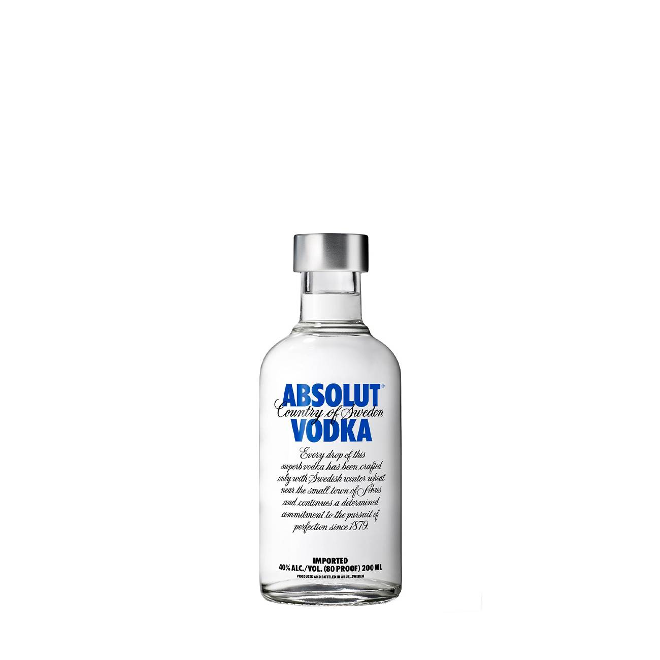 Absolut Swedish Vodka Blue 200 ml Pret Mic 200