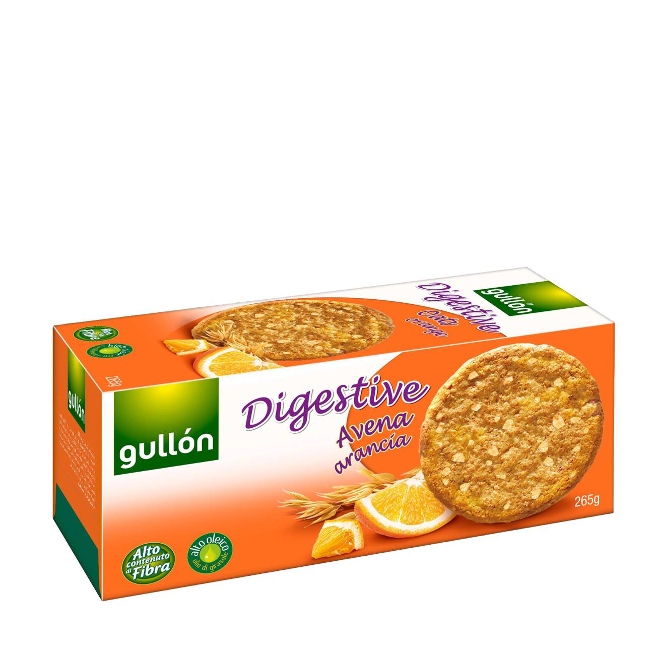 Biscuiti Digestivi Cu Ovaz Si Portocale 265 gr
