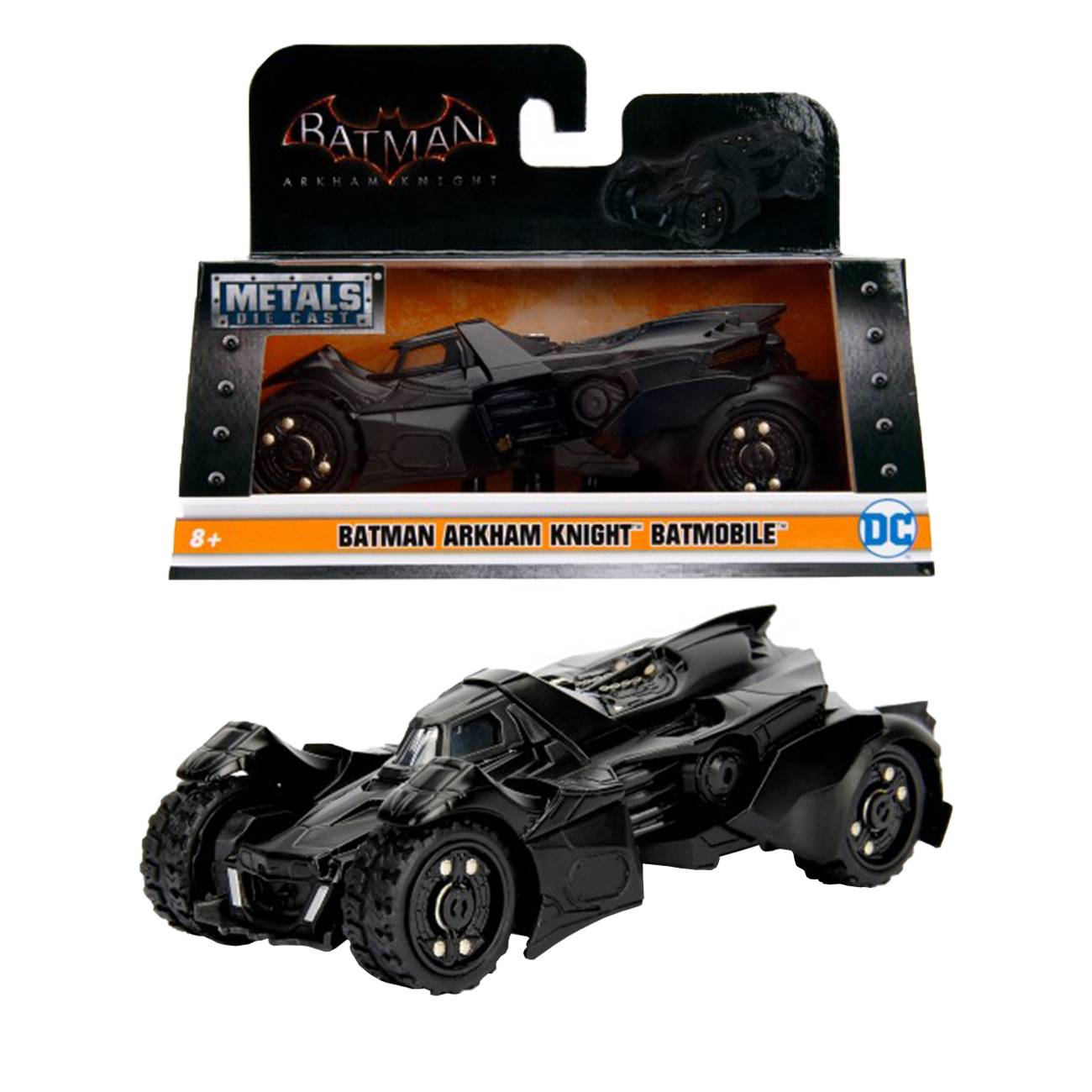 Batman Masinuta Metalica Arkham Batmobil Scara 1 La 32