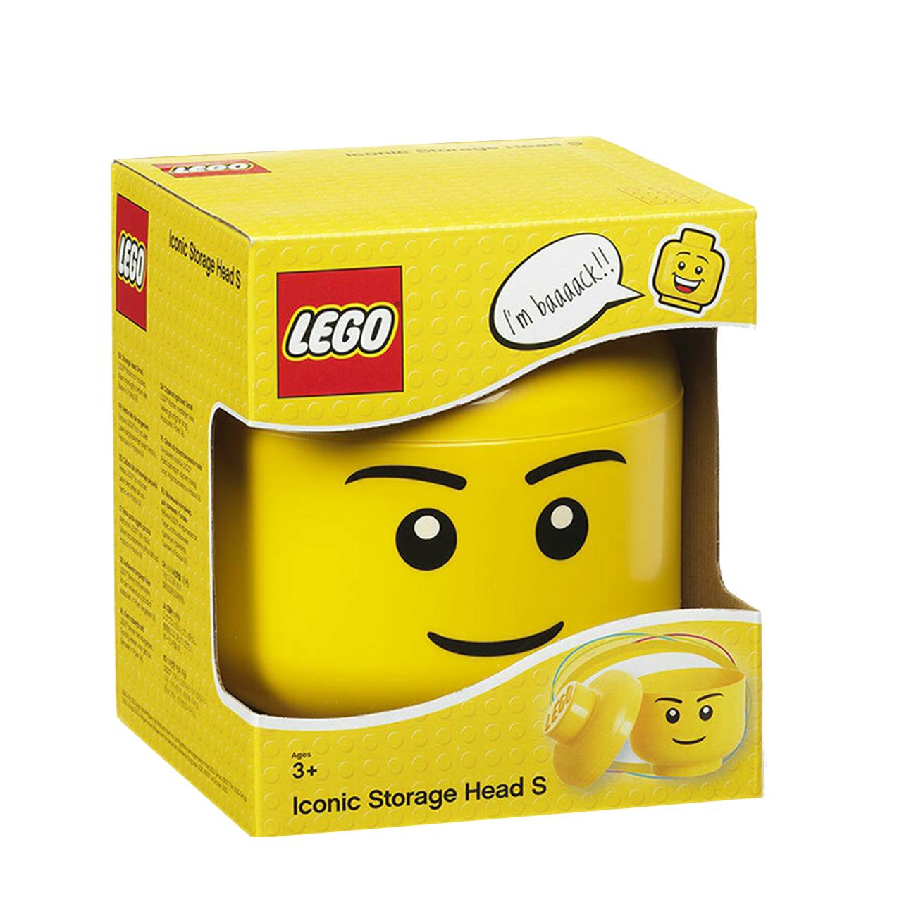 STORAGE HEAD LEGO HEAD