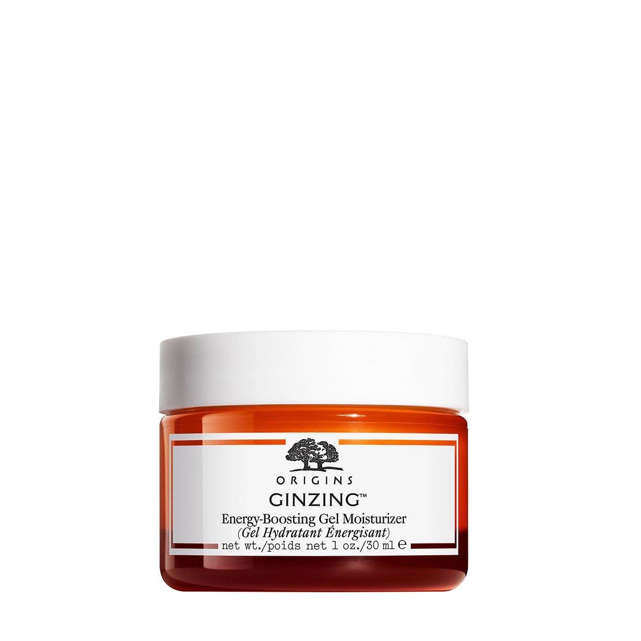 GINZING ENERGY-BOOSTING GEL MOISTURIZER WITH GINSENG AND COFFEE 30 ml AND