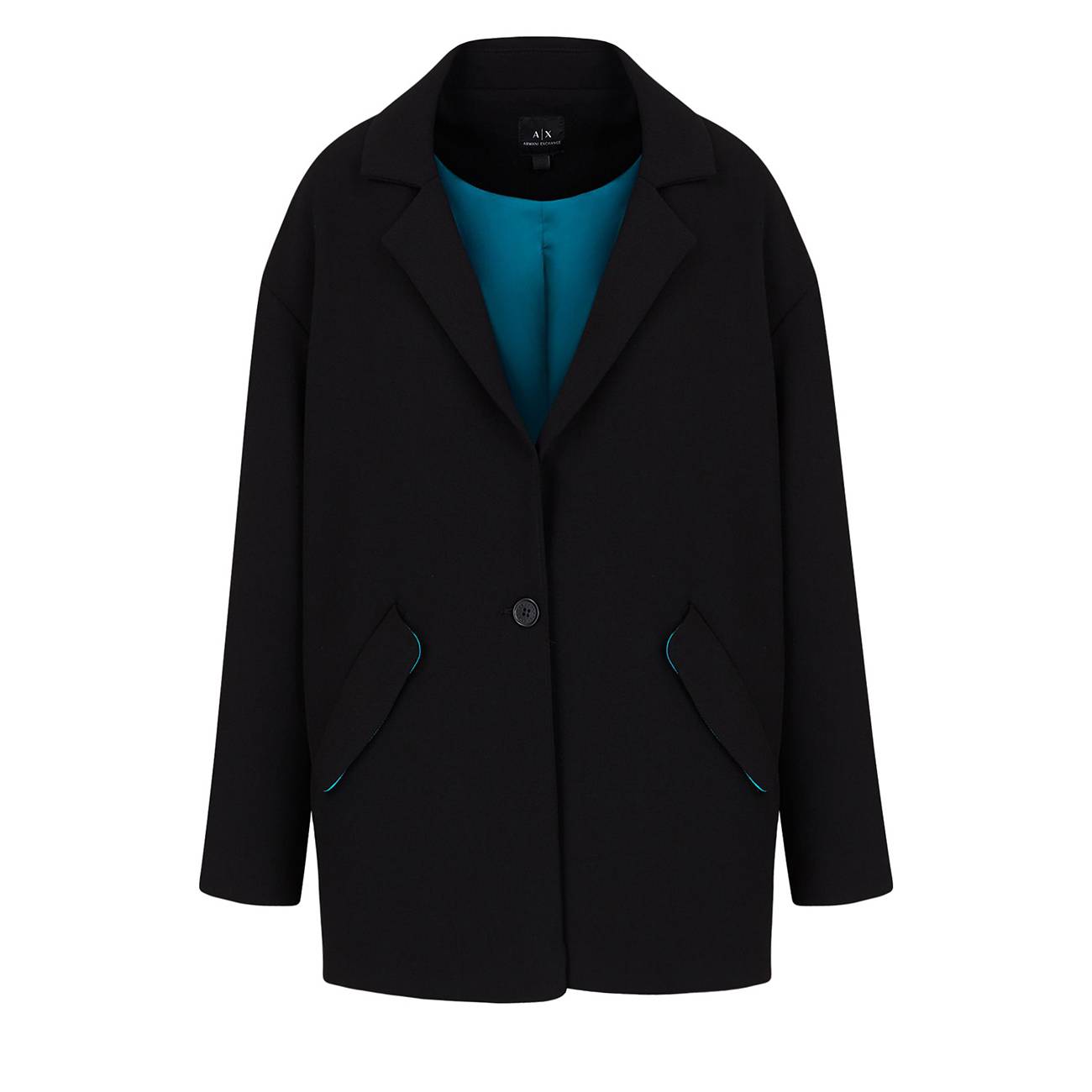 Blazer with contrasting lining 38