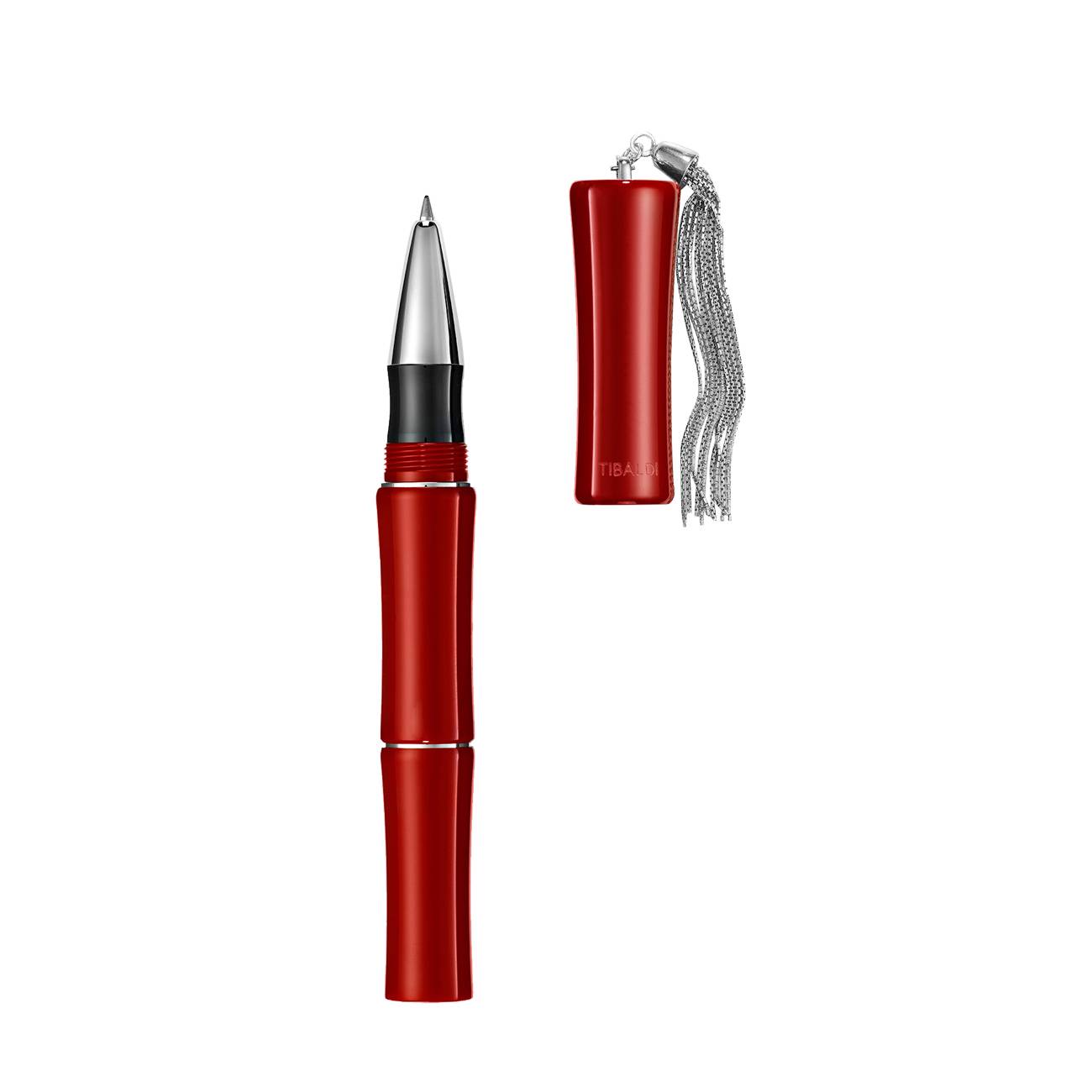 Bamboo Lipstick Red Rollerball Pen – M