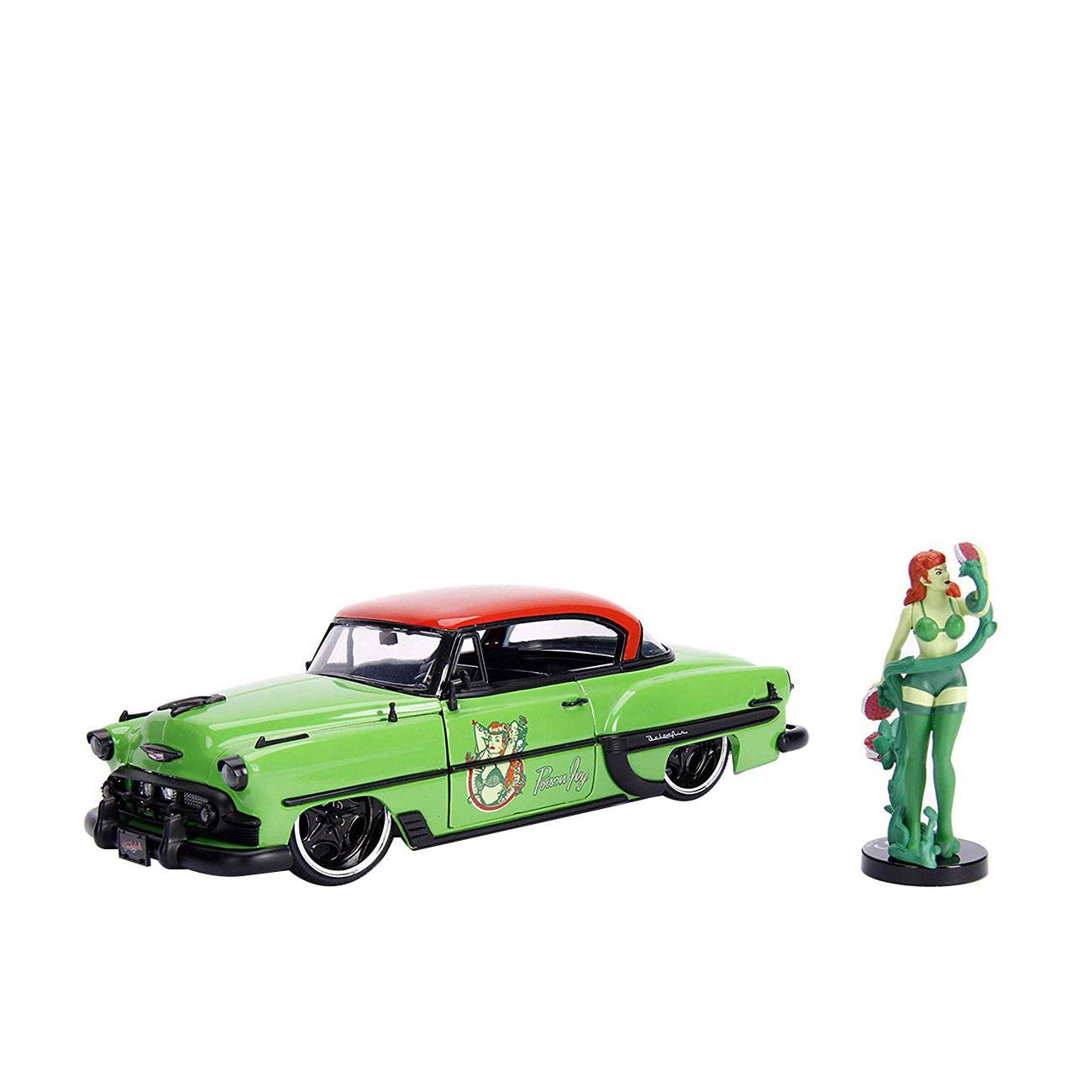 CHEVY BEL AIR YEAR 1953 WITH POISON IVY DC COMICS GREEN