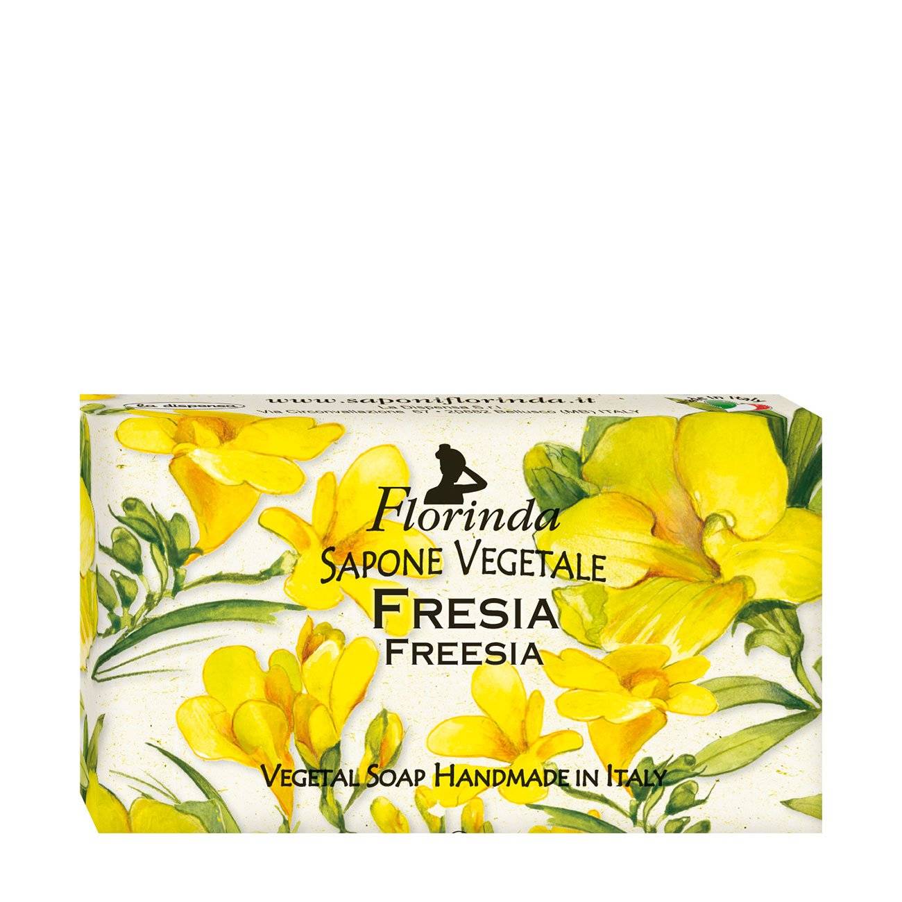 VEGETAL SOAP HANDMADE WITH FREESIA 100gr original Florinda bestvalue