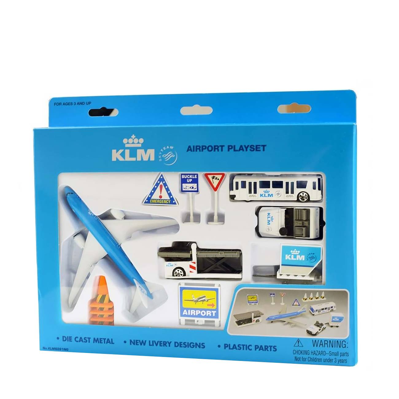 KLM 787-9 SMALL AIRPORT PLAYSET