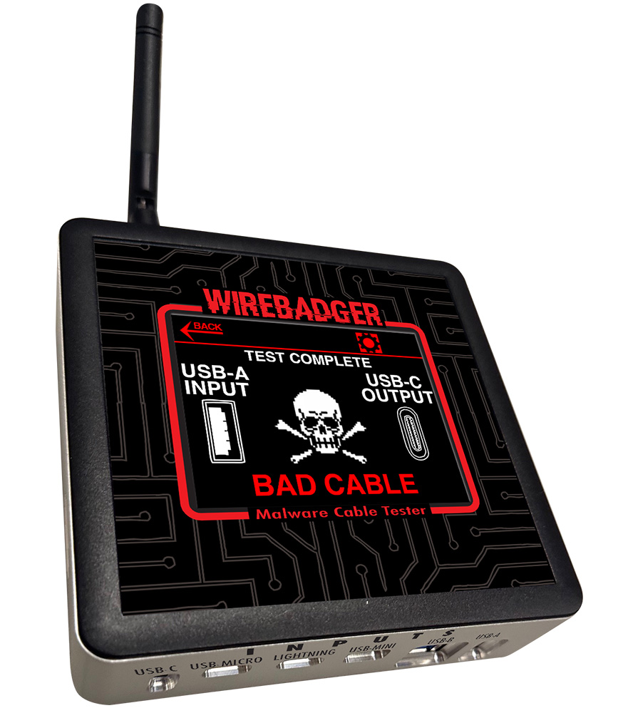 WireBadger malicious cable detector