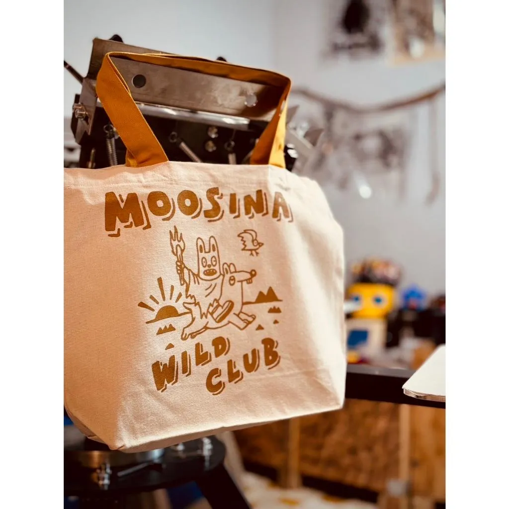 Moosina 帆布托特包