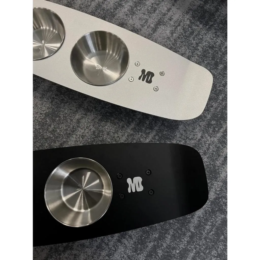 MD 滑板造型寵物雙碗架