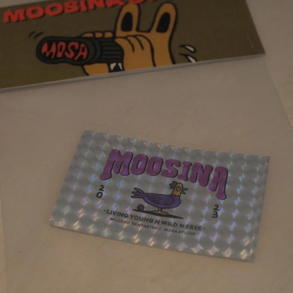 Moosina 怪獸閃貼（4入組）