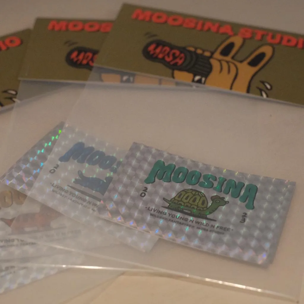 Moosina 怪獸閃貼（4入組）