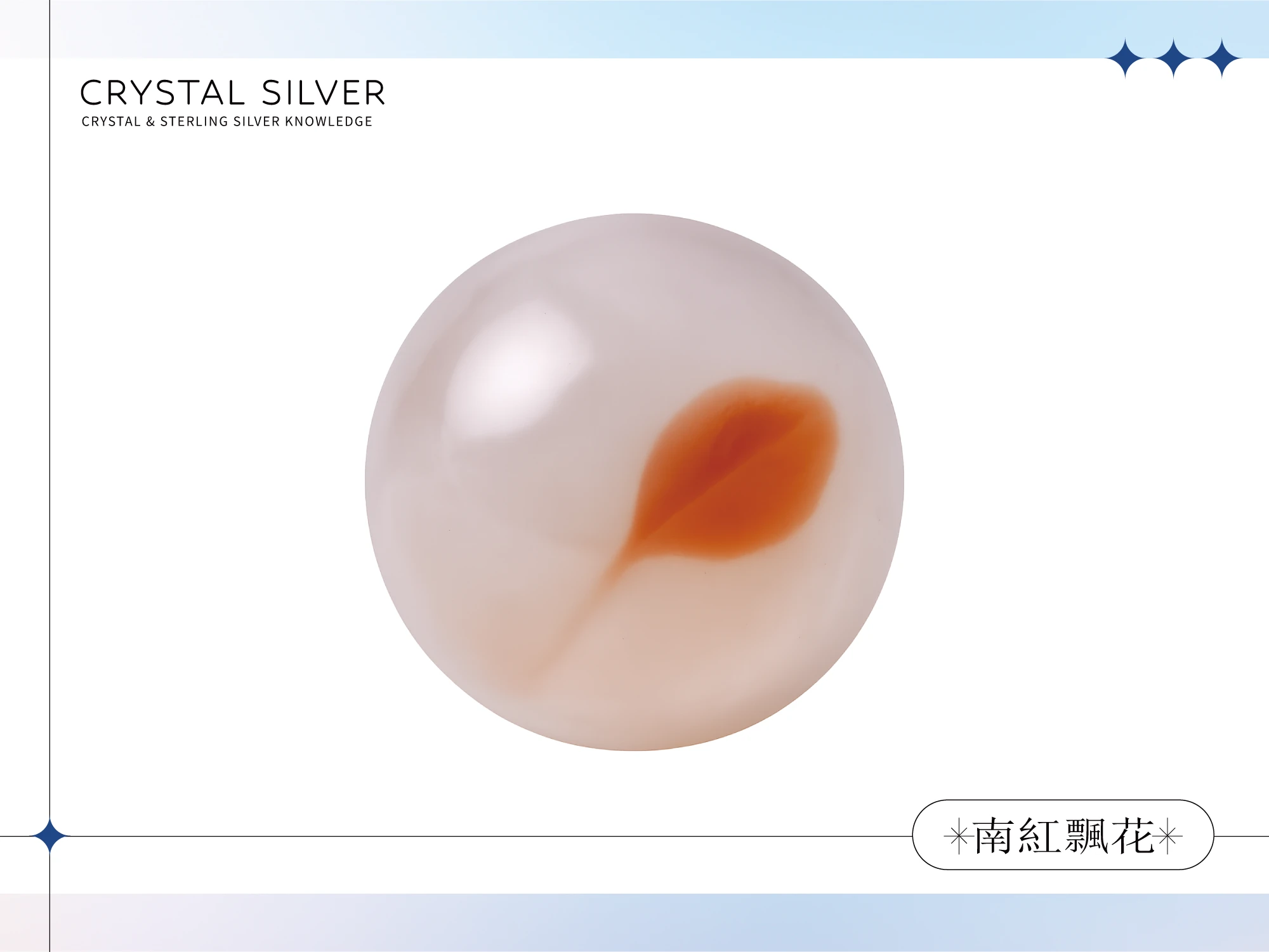 南紅飄花瑪瑙主圖|能量功效、脈輪對應、生命靈數、內含物與化學元素、物理性質全面解析