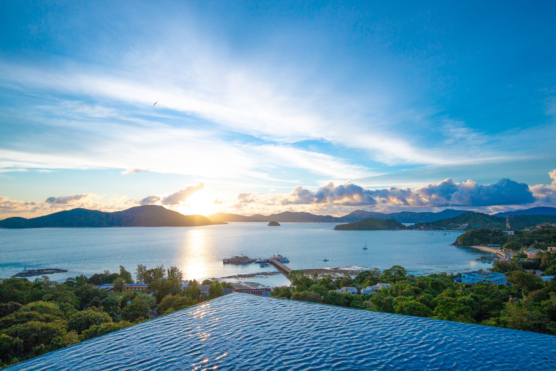 Sri Panwa Phuket, Andaman Sea at sunset