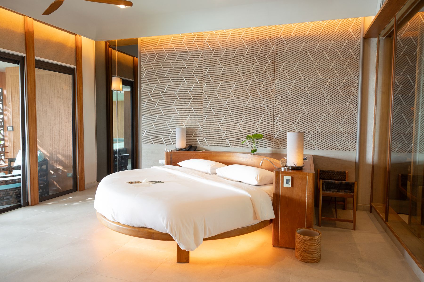 Wellness penthouse bedroom