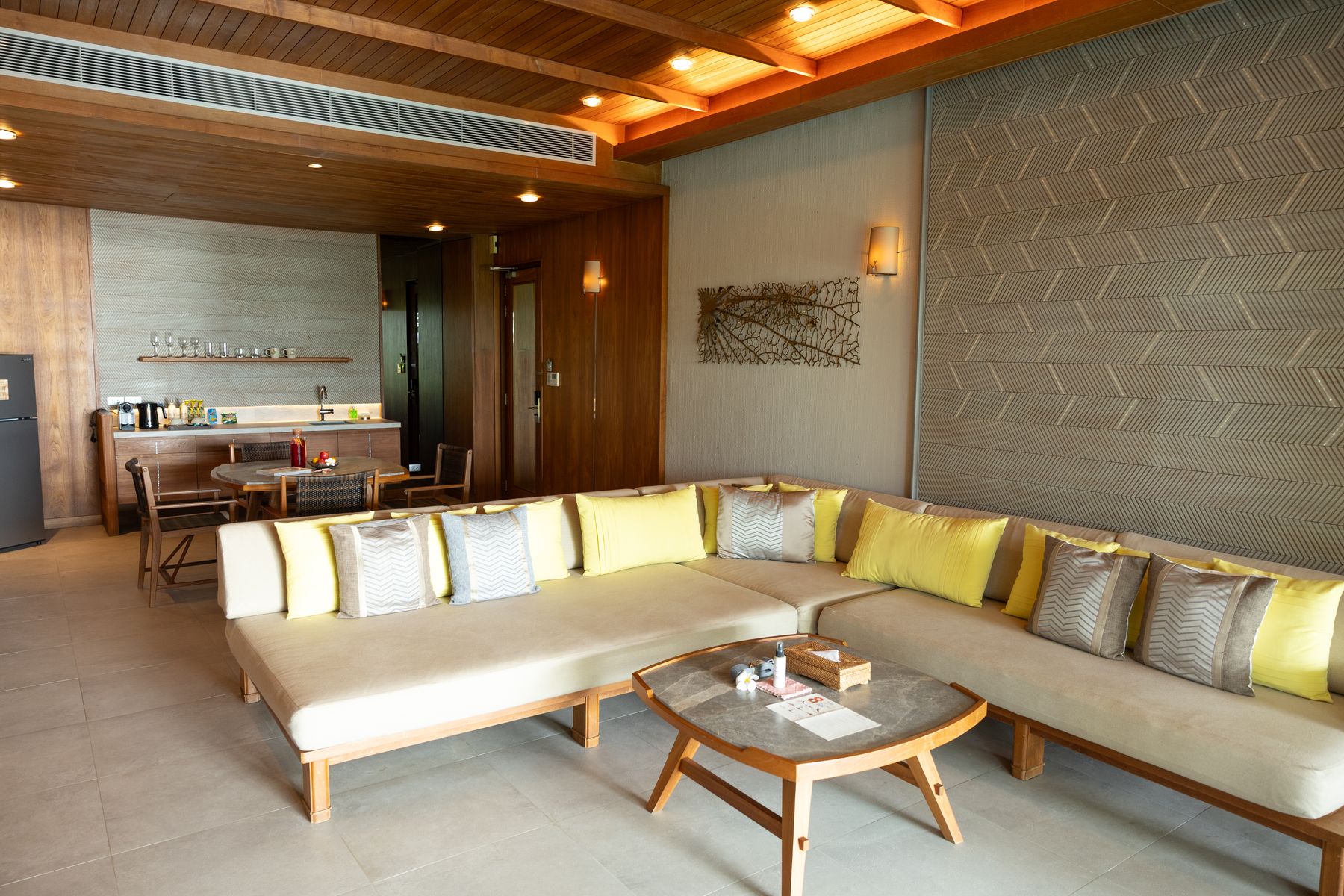 Wellness penthouse living area