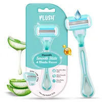 Plush 4 Blade Body Razor For Sharp & Smooth Shave