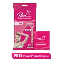Paree Prima Full Body Razors for Women - Pack of 5