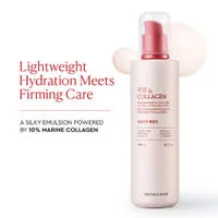 The Face Shop Collagen & Pomegranate Emulsion - Anti Aging Korean Moisturizer with Panthenol