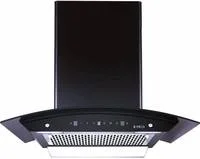 Elica WDFL 606 HAC LTW MS NERO 1350 CMH 60 cm Curved Glass 60 cm| 15 Years Motor Warranty|Heat Autoclean| Gesture Control| Filterless|Powerful Suction | Low Noise Auto Clean Chimney