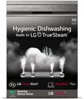 LG DFB424FP Free Standing 14 Place Settings Intensive Kadhai Cleaning| No Pre-rinse Required Dishwasher
