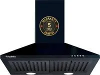 Amplesta EcoFlow 60cm Pyramid Kitchen chimney, 1150 CMH, Baffle Filter, 130W Copper Motor 1150 CMH 60 cm Chimney