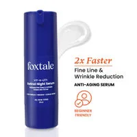 Foxtale 0.15% Anti Ageing Retinol Face Serum, Beginner-Safe, Targets Fine Lines & Wrinkles