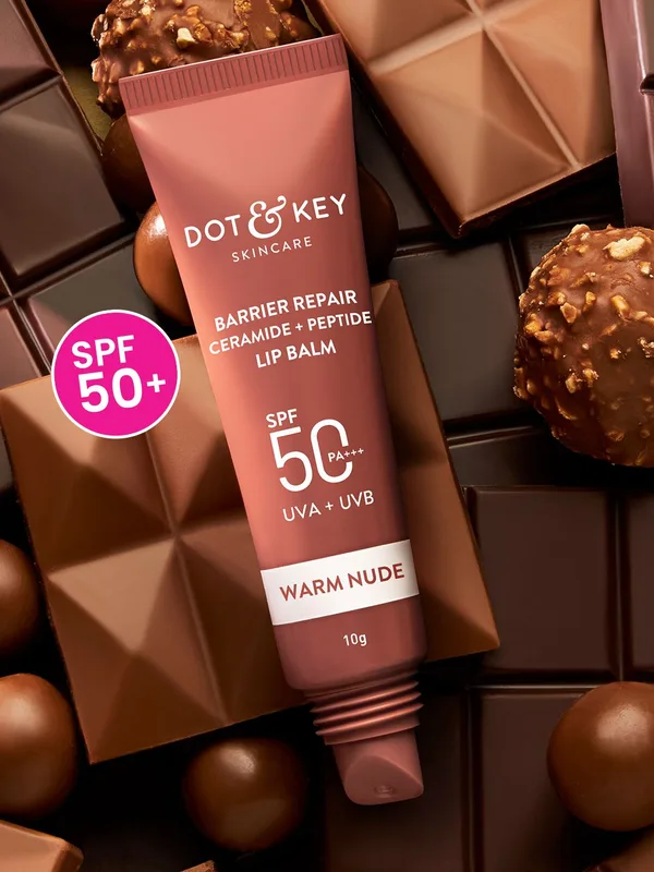 DOT & KEY Barrier Repair Ceramide + Peptide Lip Balm In-Vivo Tested SPF 50+ PA+++