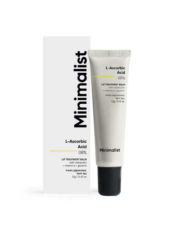 Minimalist 8% L-Ascorbic Acid Lip Treatment Balm with Vitamin E-12gm