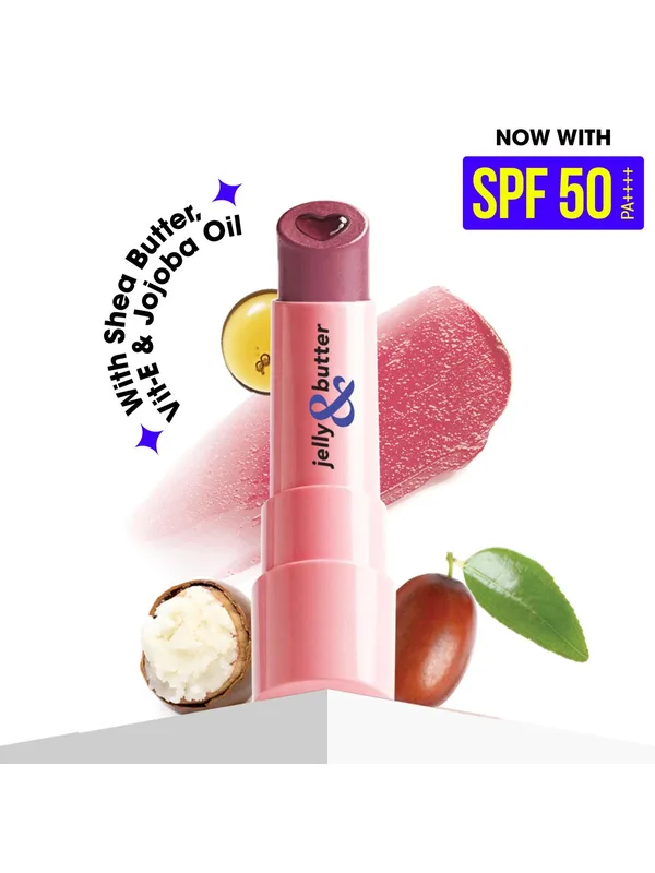 Blue Heaven Jelly & Butter Hydrating Lip Balm with Shea Butter & Vitamin E - Dusty Rose