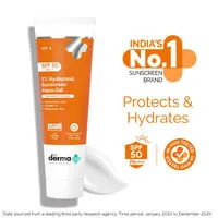 The Derma Co 1% Hyaluronic Sunscreen SPF 50 PA++++ Aqua Gel For Normal To Oily... - In-Vivo tested