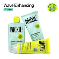 Moxie Beauty Just-The-Essentials Wavy Hair Trio - Shampoo, Conditioner & Leave-in Conditioner
