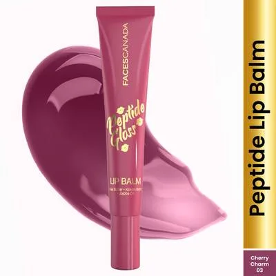 FACES CANADA Peptide Gloss Lip Balm | Deeply Nourishing | Lightweight | Cherry Charm 03