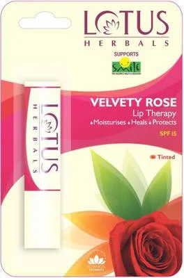 LOTUS HERBALS Lip Therapy Velvety Rose