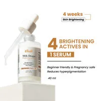 Vilvah Milk Drops Brightening Serum For Hydrated Skin, Dark Spot Care & Hyperpigmentation