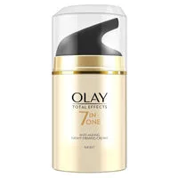 Olay Total Effects Night Cream, Fights 7 Signs Of Ageing With Niacinamide And Green Tea Extracts