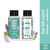 Love Beauty & Planet Onion Blackseed & Patchouli Hair Fall Control Sulfate Free Shampoo & Conditioner