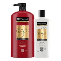 Tresemme Keratin Smooth Combo (Buy 1Ltr Shampoo and Get 190ml Conditioner Free)
