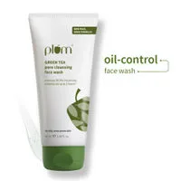 Plum Green Tea Pore Cleansing Gel Face Wash With Glycolic Acid - Fights Acne &OilForClearSkin