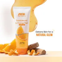 Nykaa Naturals Sandalwood & Orange Peel Face Wash For De-Tanning - For All Skin Types