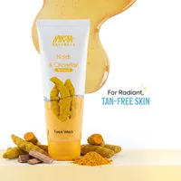 Nykaa Naturals Haldi & Chandan Face Wash For Brightening & Radiant Skin - For All Skin Types