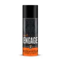 Engage Spice Mystique Deodorant for Men, Woody & Leather, Skin Friendly, Long-Lasting